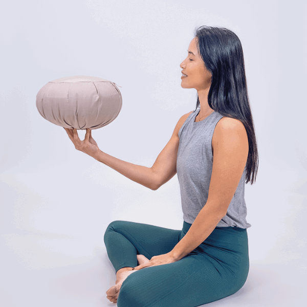 Cojín o zafú de meditación