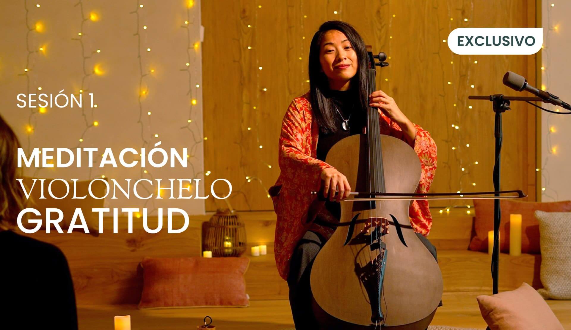 meditacion con musica de violoncello