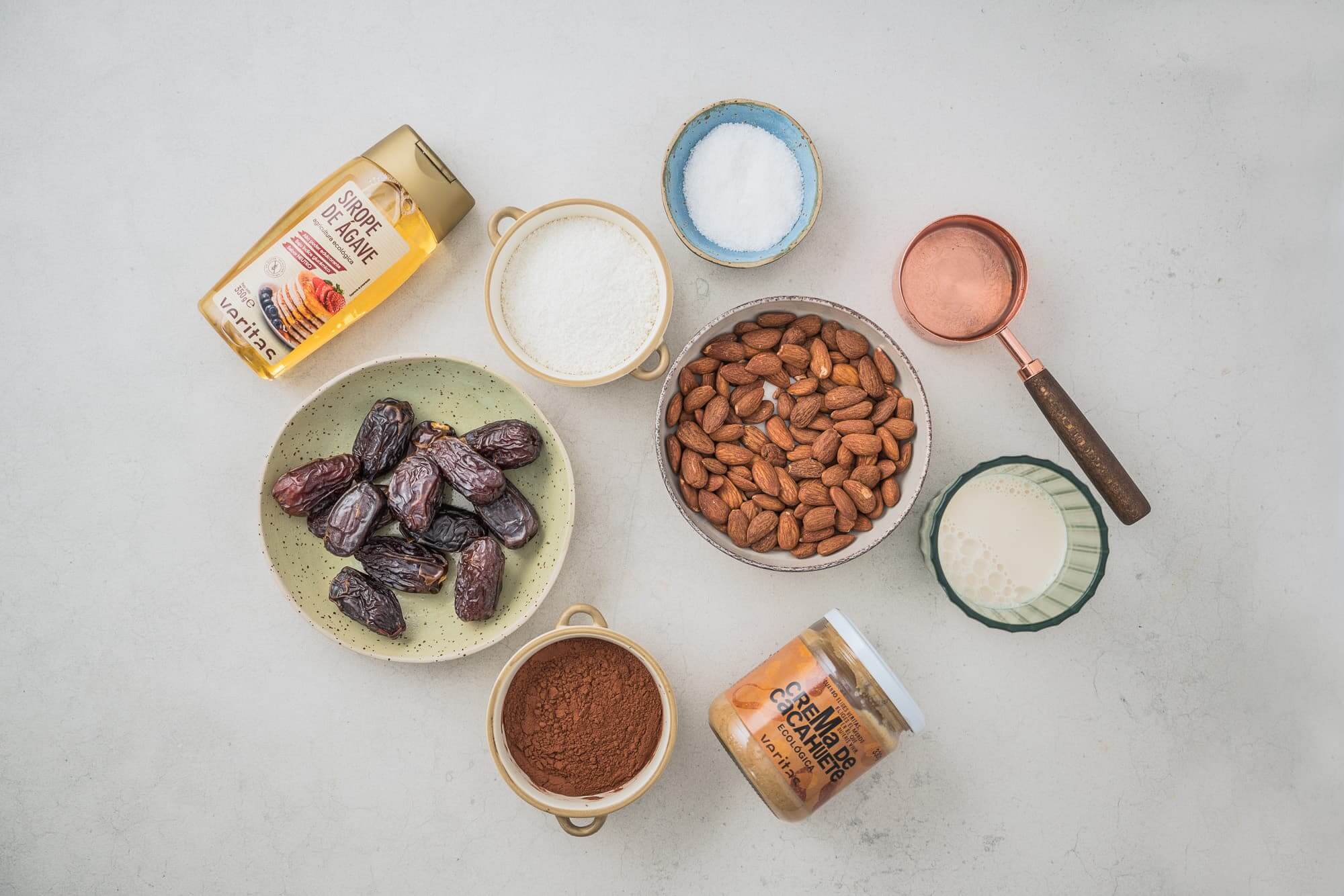 ingredientes caramel slice vegano