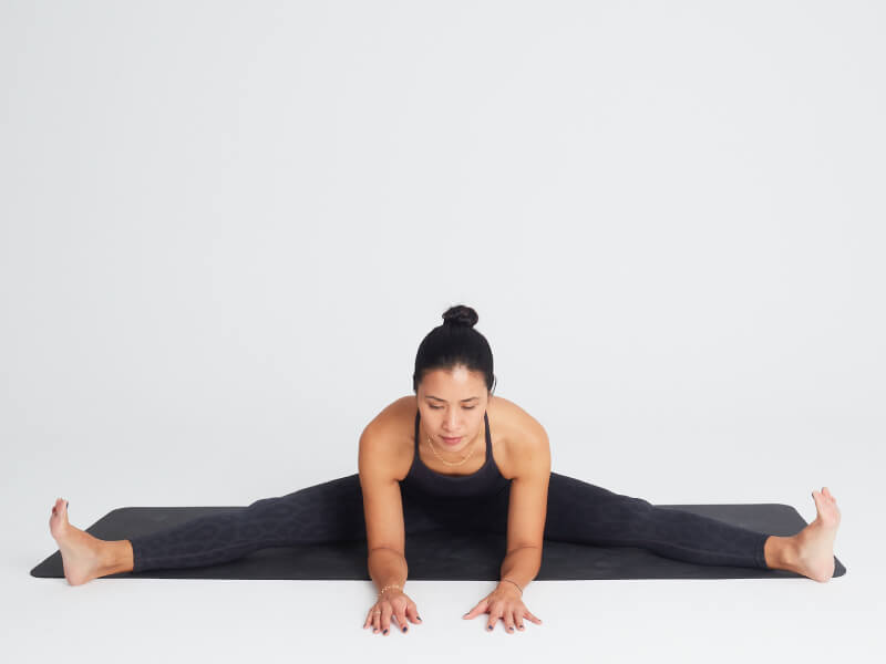 Upavistha konasana, postura del ángulo sentad