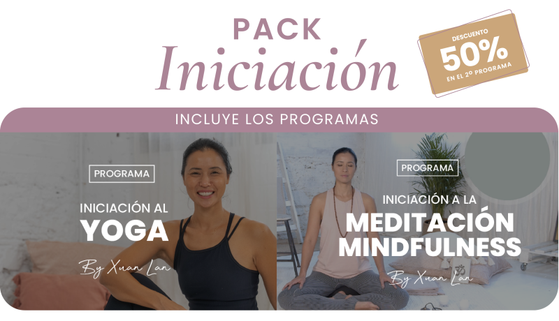 Pack de Iniciación al Yoga y a la Meditación Mindfulness
