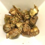 Pasta con alcachofas